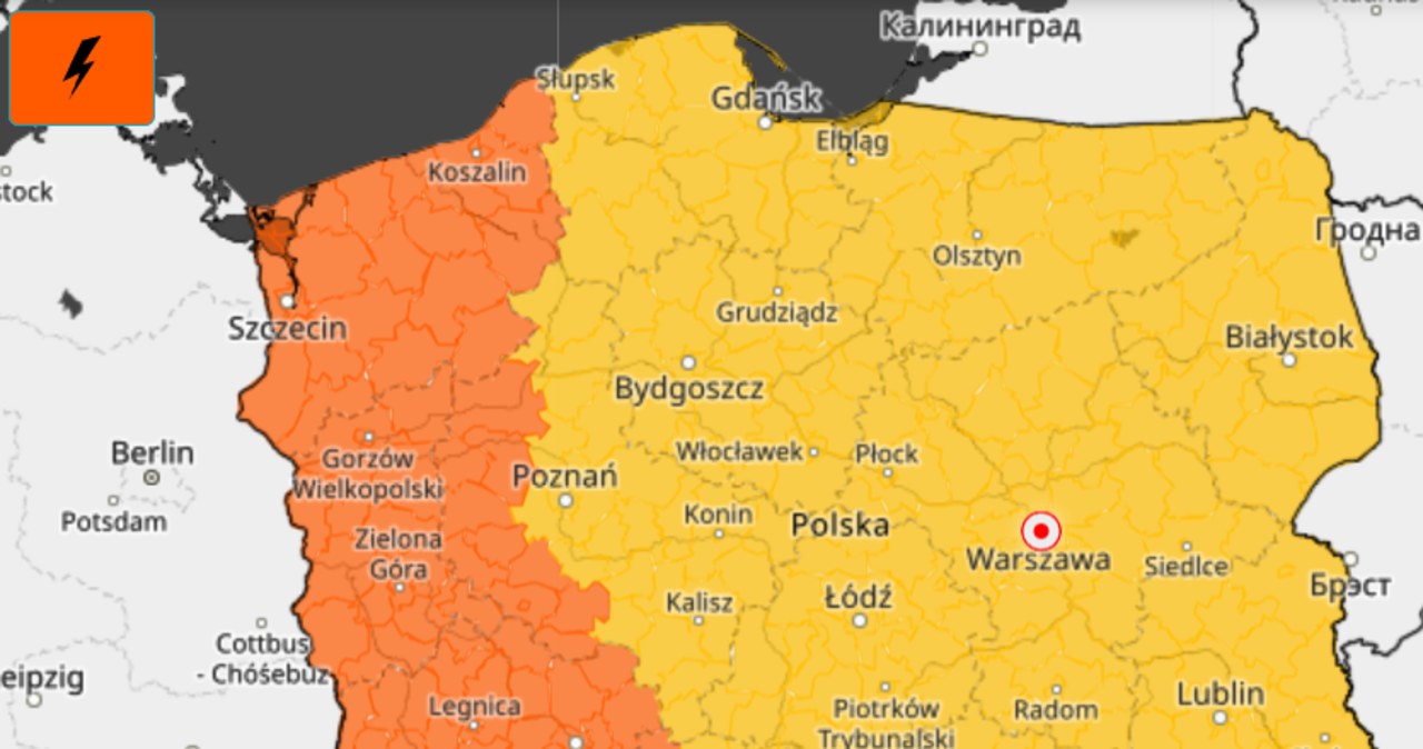 Gwałtowne burze wciąż nad Polską. IMGW ostrzega