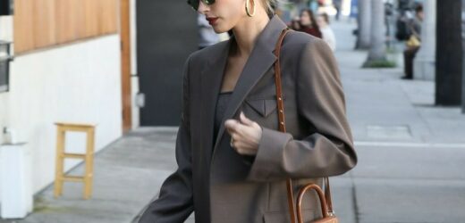 Hailey Bieber w marynarce od polskiej projektantki. To totalny hit sezonu
