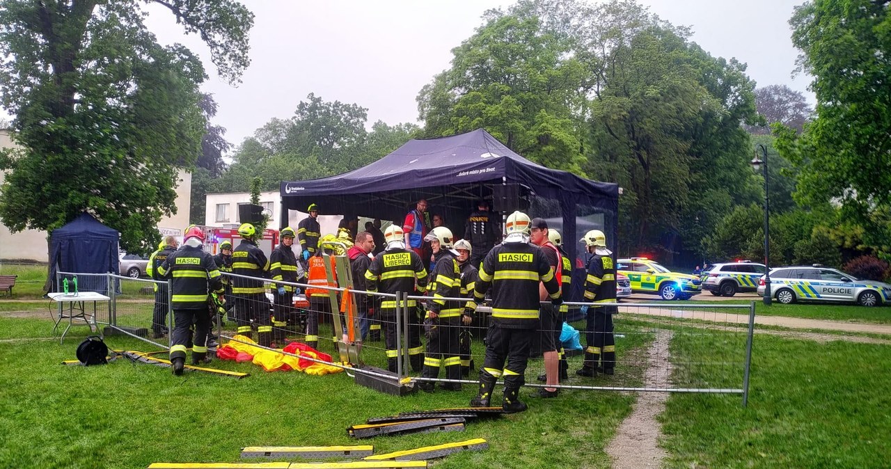 Piorun ranił 18 osób w Czechach. Wśród poszkodowanych są dzieci