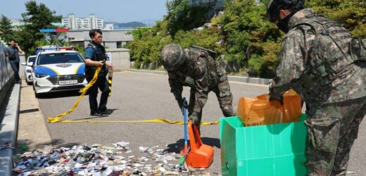 Balony ze śmieciami wstrzymane. Korea Północna ostrzega