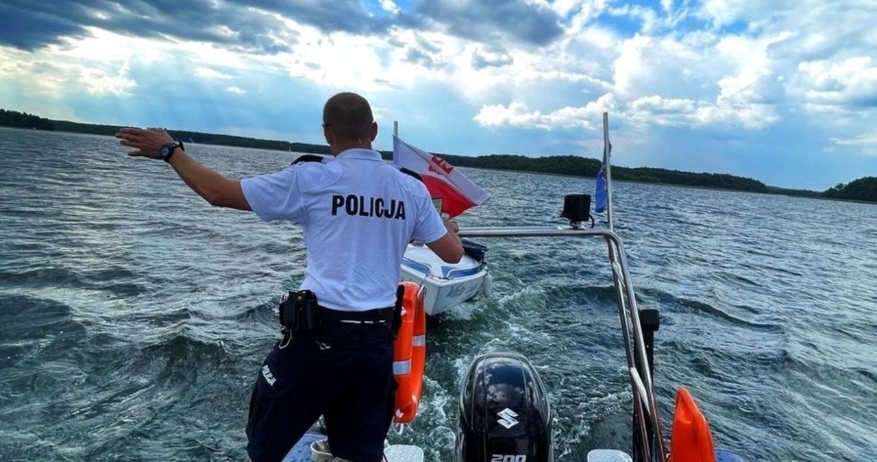 O krok od tragedii. Łódź wpadła w wir, nie można było jej zatrzymać