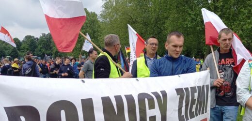 Protest rolników w Brukseli. Atmosfera piknikowa