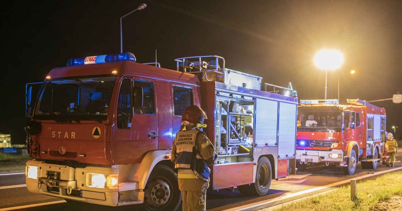 Pożar w terenie elektrowni Jaworzno