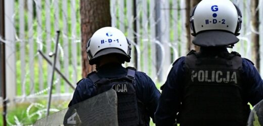 Atak migrantów na policjantów przy granicy. Uszkodzone radiowozy