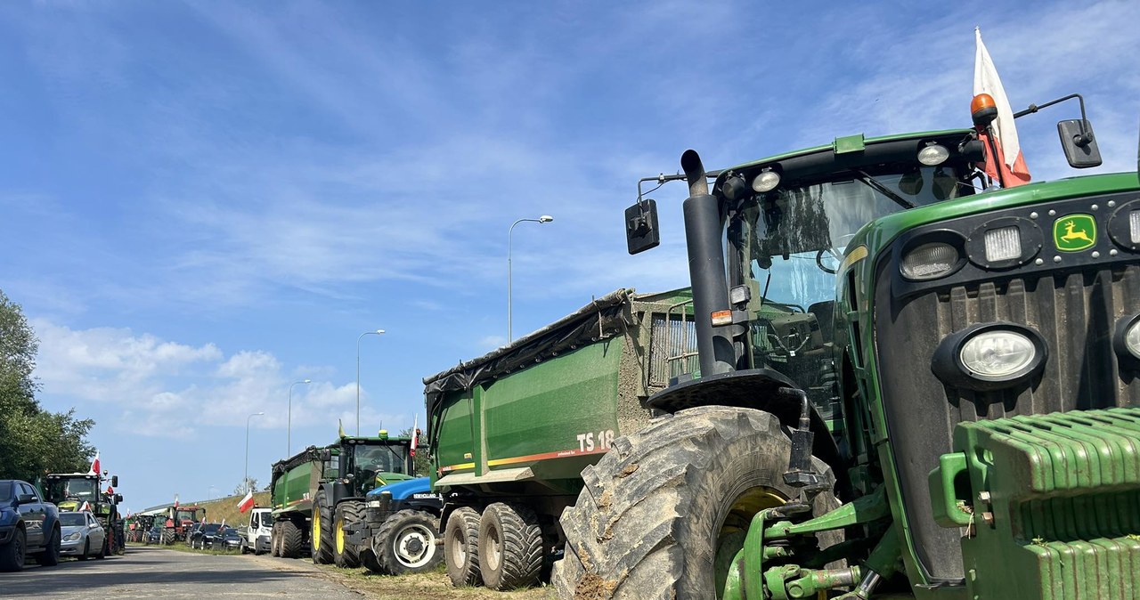 Rolnicy protestują na S3. Są utrudnienia