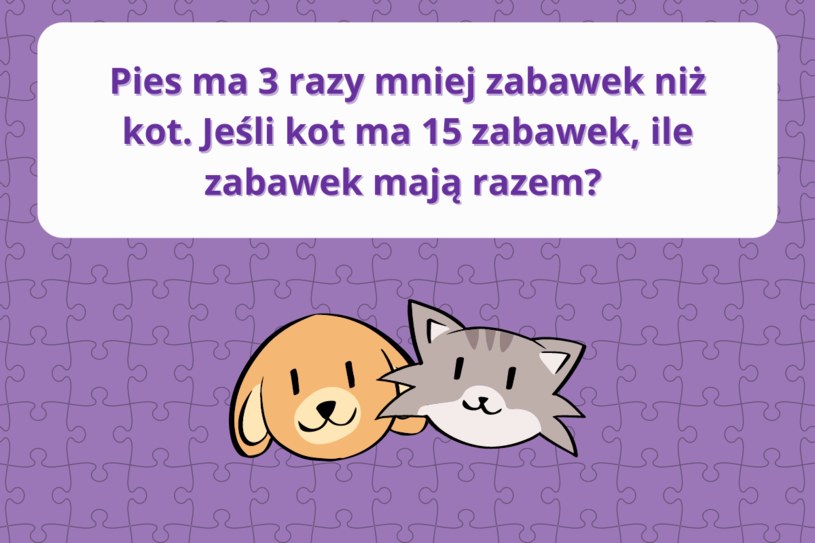 Zagadka matematyczna dla dzieci. Aż 97% osób dorosłych ma z nią kłopot