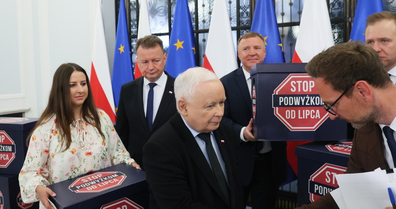 Kaczyński: PiS składa projekt ustawy przeciwko podwyżkom