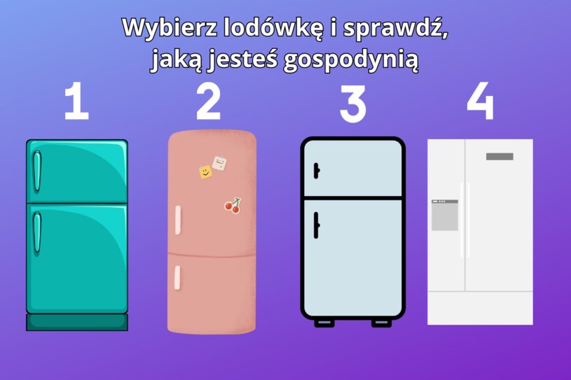 Psychotest: Wskaż lodówkę i sprawdź, jakim typem gospodyni jesteś