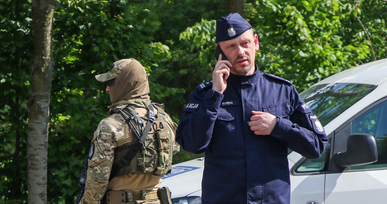 Szef policji na granicy z Białorusią: Wyposażenie funkcjonariuszy jest adekwatne do sytuacji