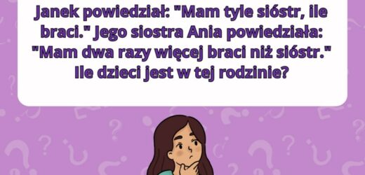 Test na logiczne myślenie: Ile dzieci jest w tej rodzinie? Tylko geniusz to wie