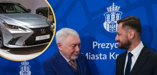 Lexus Jacka Majchrowskiego wystawiony na sprzedaż
