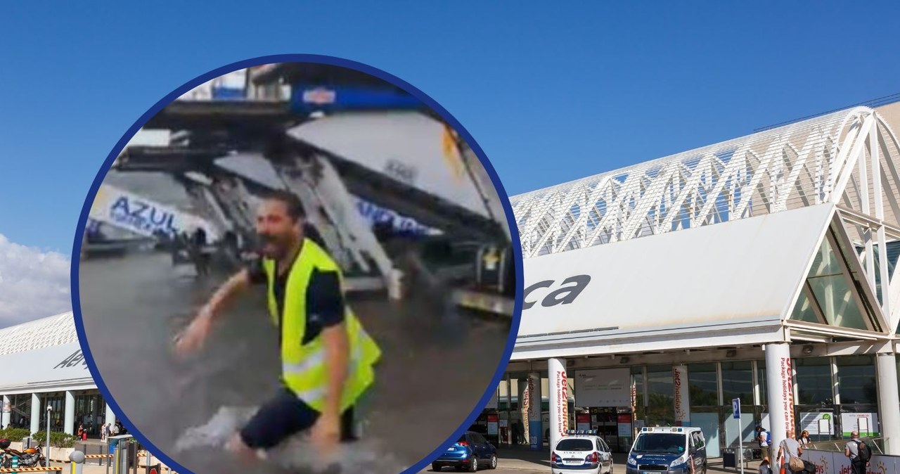 Lotnisko na Majorce pod wodą. Zobacz niesamowite filmy!