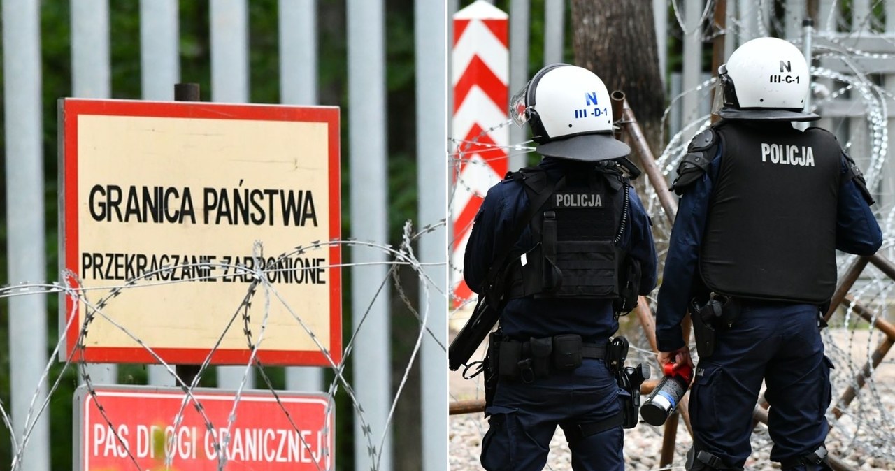 Sytuacja na polsko-białoruskiej granicy. Policja szkoli żołnierzy
