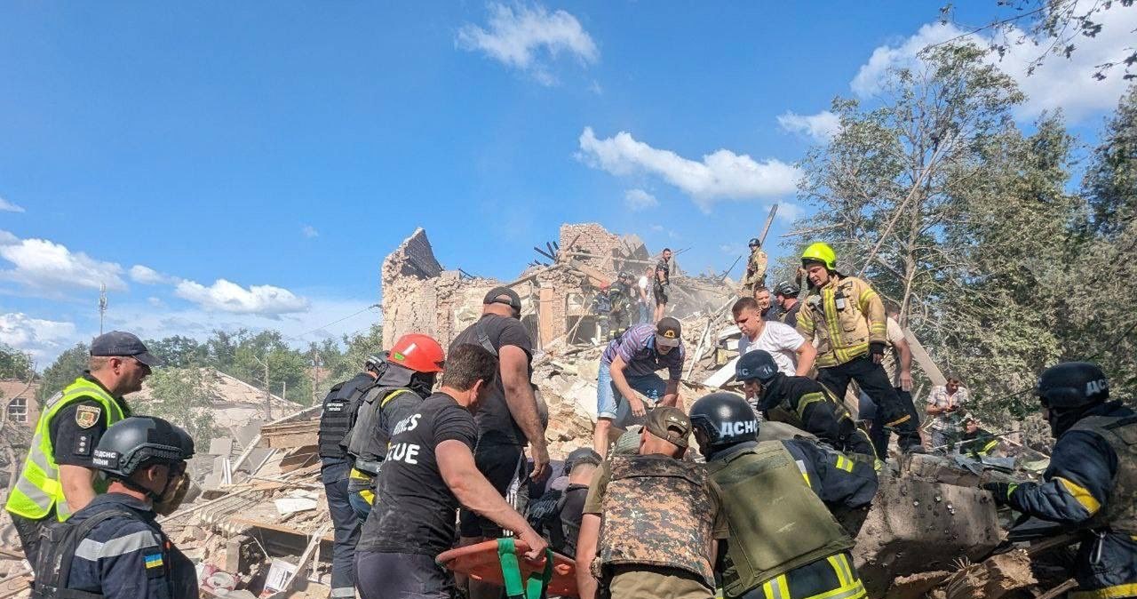 Rosyjski atak na Krzywy Róg. Jest wiele ofiar