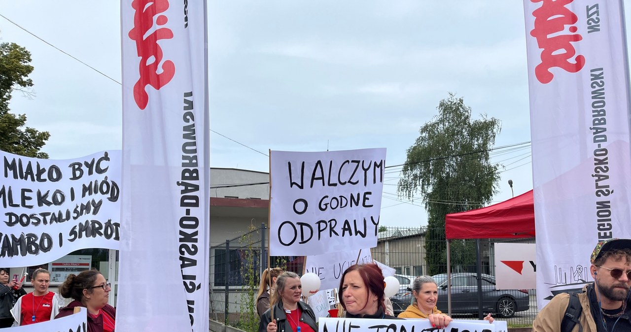 Zwolnienia grupowe w mikołowskim zakładzie. Związkowcy protestowali