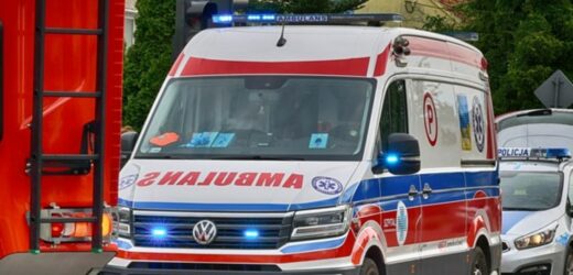 Kierowca BMW zderzył się z policjantem na motocyklu