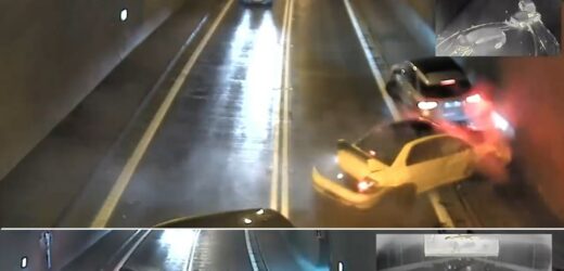 Pędził 170 km/h w tunelu. Opublikowano wstrząsające nagranie
