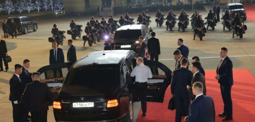 Putin oraz Kim i incydent z limuzyną
