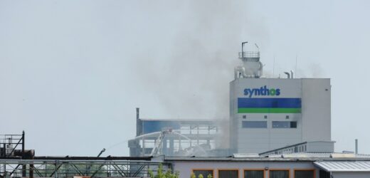 Pożar w zakładach chemicznych Synthos w Oświęcimiu