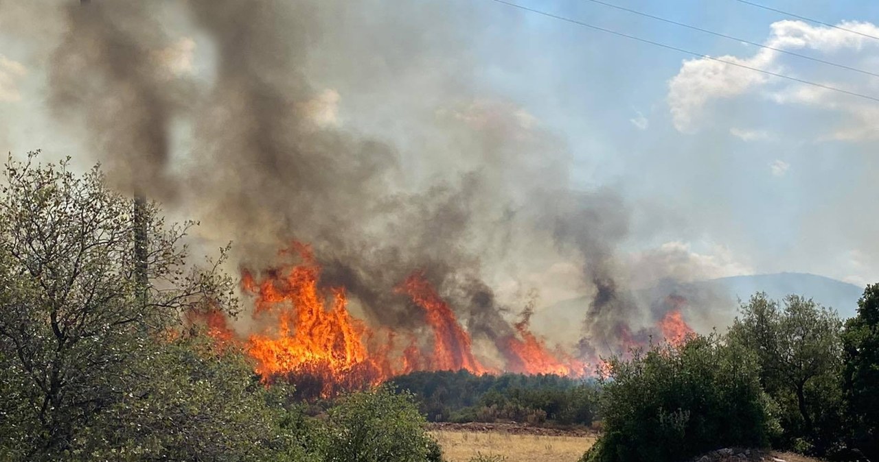 Pożary w Grecji. Nie żyje jedna osoba