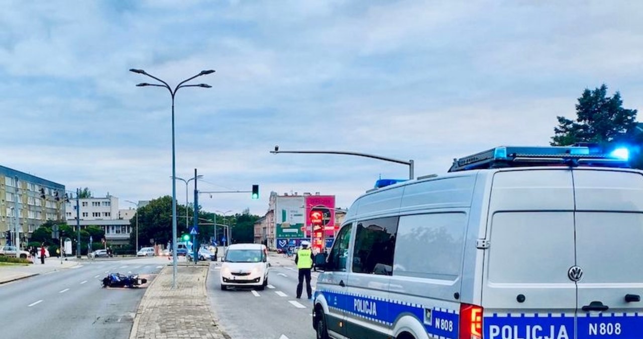 Wjechał w motocyklistę. Później opublikował szokujące nagranie