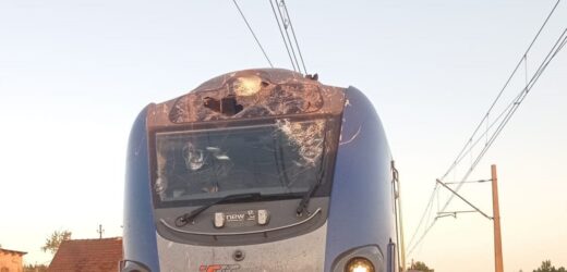 Pociąg zerwał sieć trakcyjną. Ewakuowano pasażerów