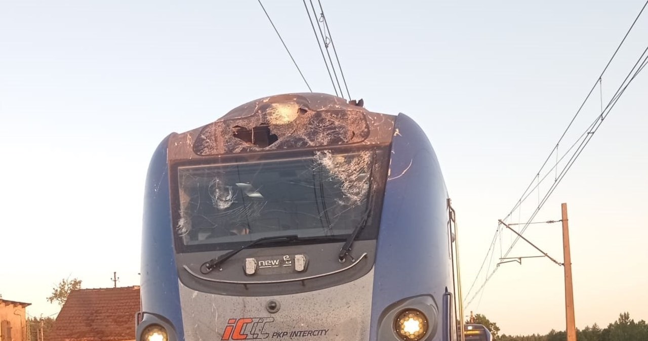 Pociąg zerwał sieć trakcyjną. Ewakuowano pasażerów
