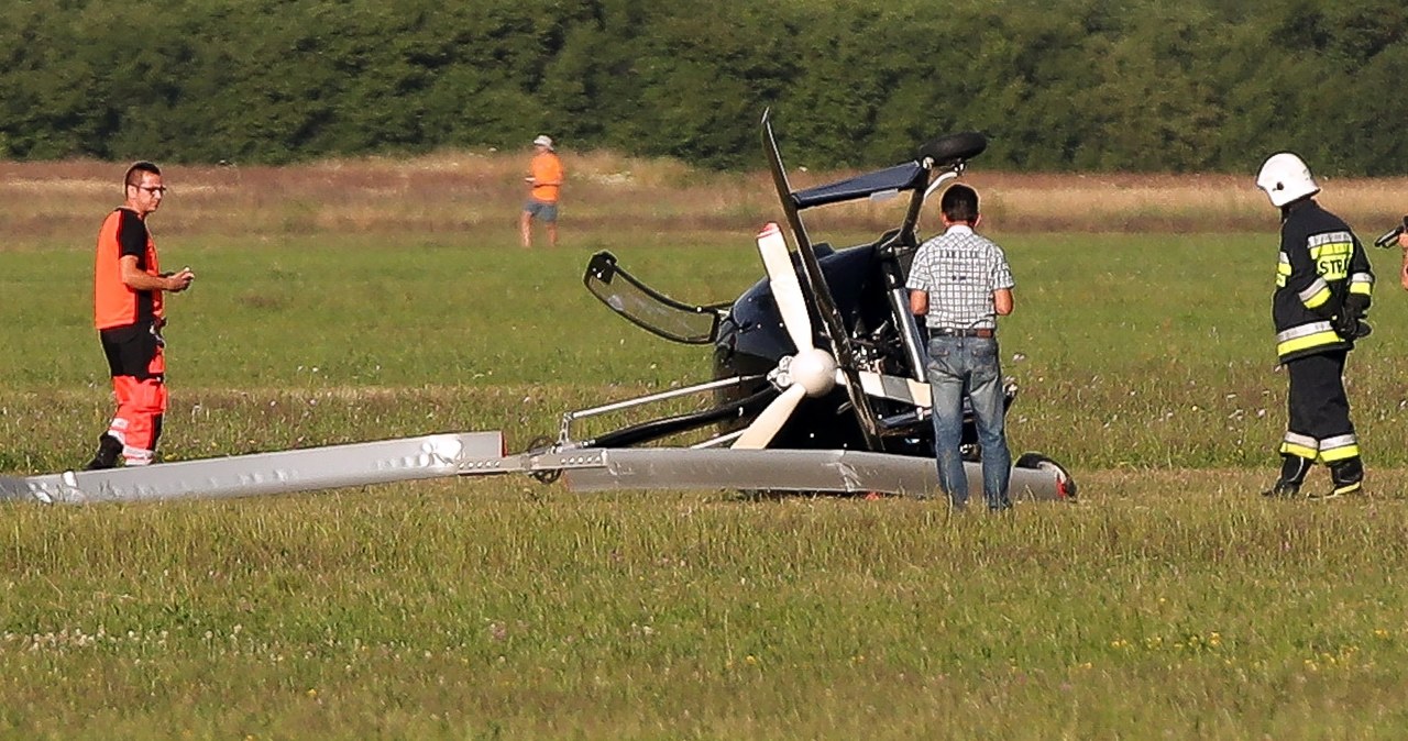 Wypadek wiatrakowca na Podkarpaciu. Są ranni