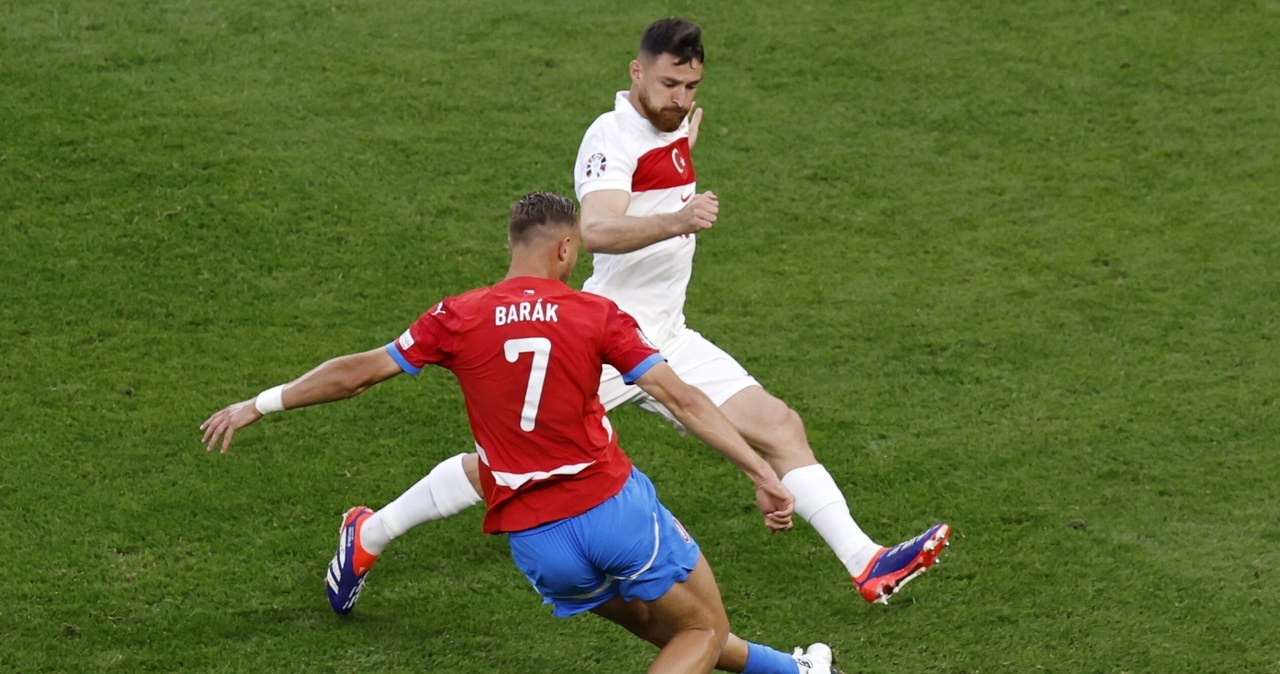 Euro 2024: Turcy pokonali Czechów 2:1