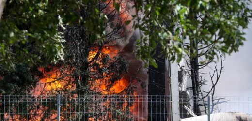 Wielki pożar składowiska odpadów w Łódzkiem. 11 osób poszkodowanych