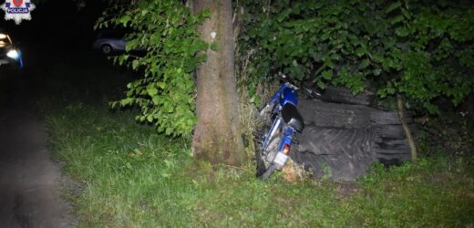 Nieletni wybrali się na przejażdzkę motorem. Bez kasków, dokumentów i zgody rodziców