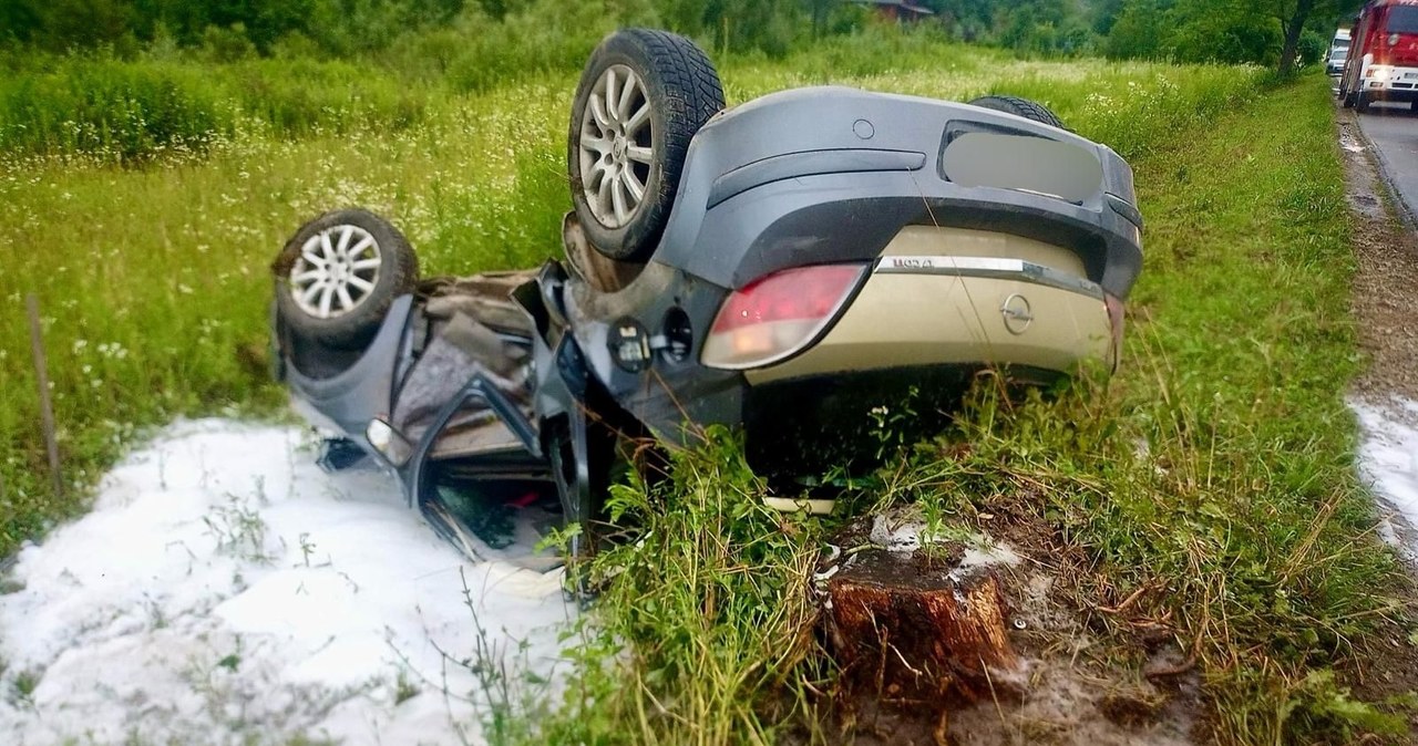 Poważny wypadek na Podkarpaciu. Pięć osób rannych