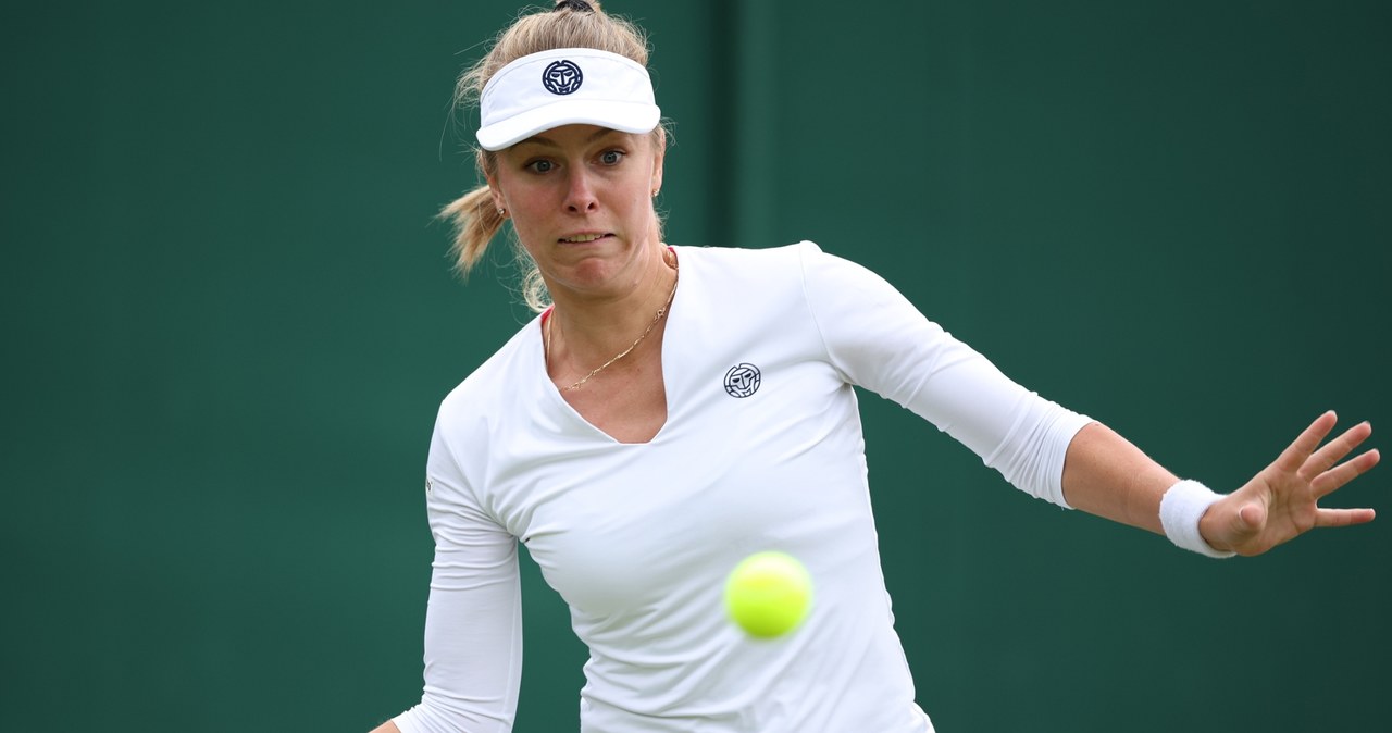 Magdalena Fręch żegna się z Wimbledonem po pierwszym meczu