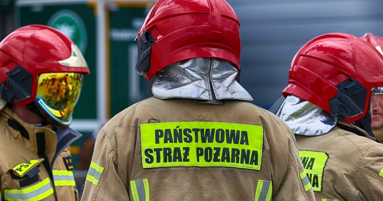 ​Pożar w fabryce środków higienicznych w Kluczach