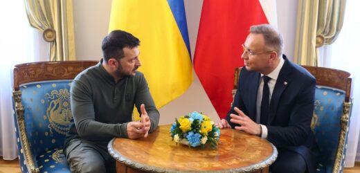 Andrzej Duda spotkał się z Wołodymyrem Zełenskim
