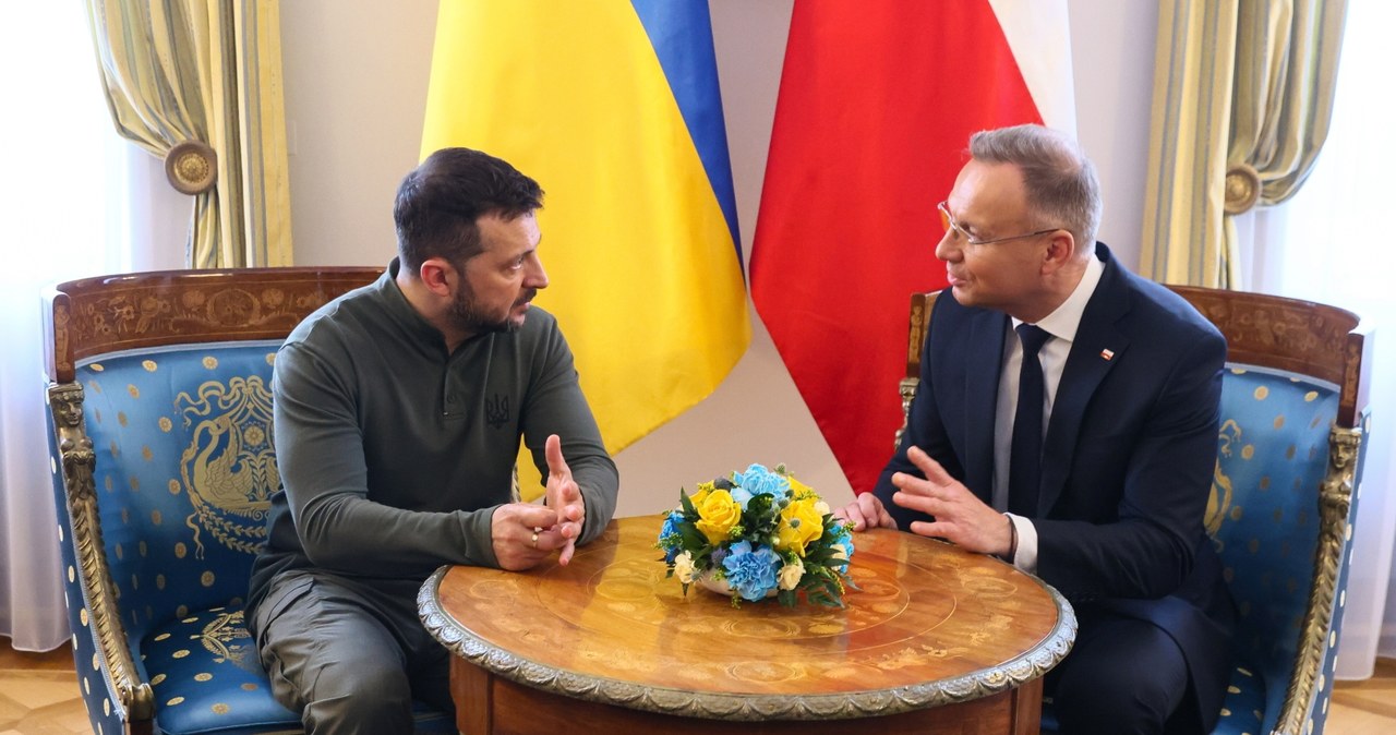 Andrzej Duda spotkał się z Wołodymyrem Zełenskim