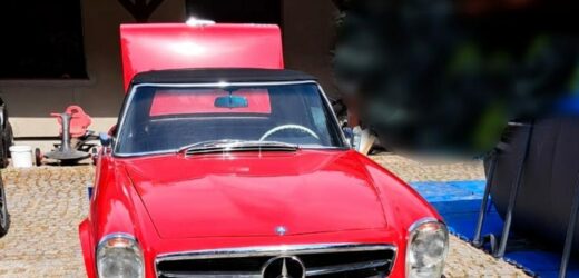 Policjanci odzyskali zabytkowego mercedesa wartego blisko pół miliona złotych