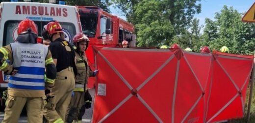 Kierowca wjechał w rowerzystów. Ranni kobieta i dziecko