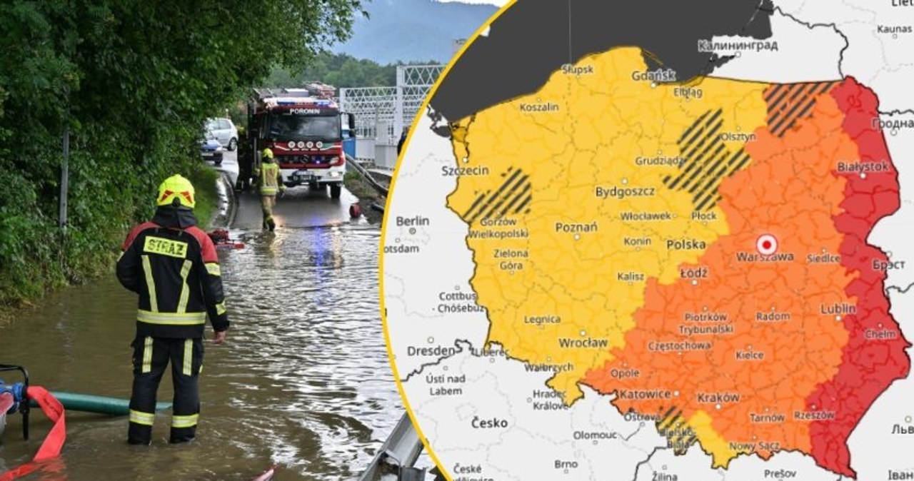 Nawałnice szybko nie odpuszczą. IMGW wydało kolejne alarmy najwyższego stopnia