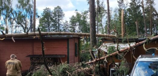 Nawałnica zniszczyła ośrodek wypoczynkowy. „Cud, że nikomu się nic nie stało”