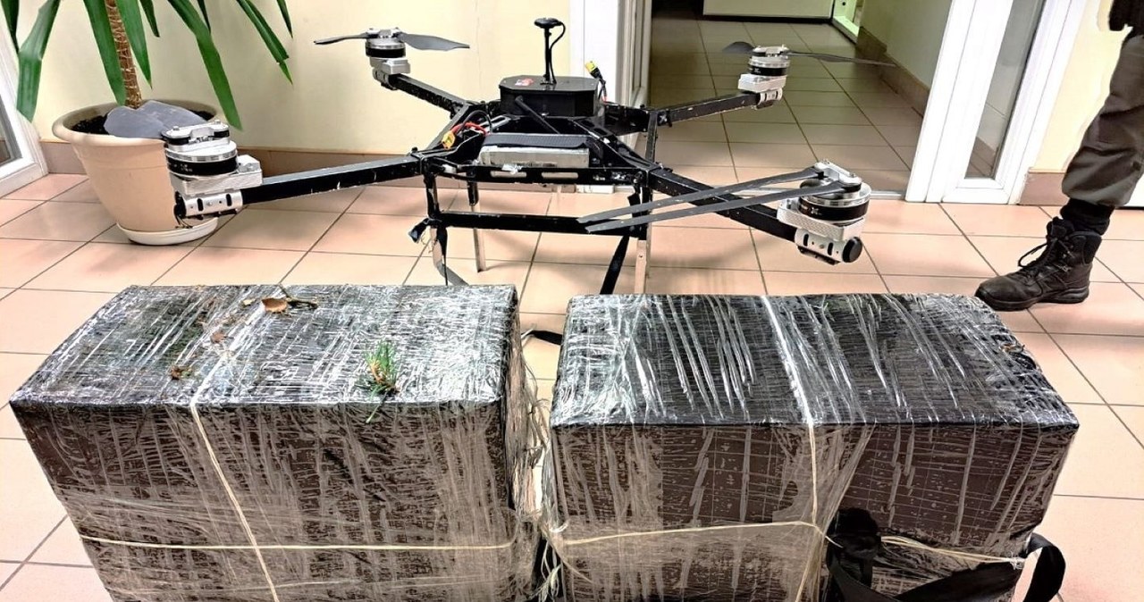 Plaga przemytniczych dronów i balonów z Białorusi