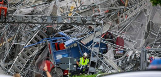 Runęło 19-piętrowe rusztowanie, są ofiary