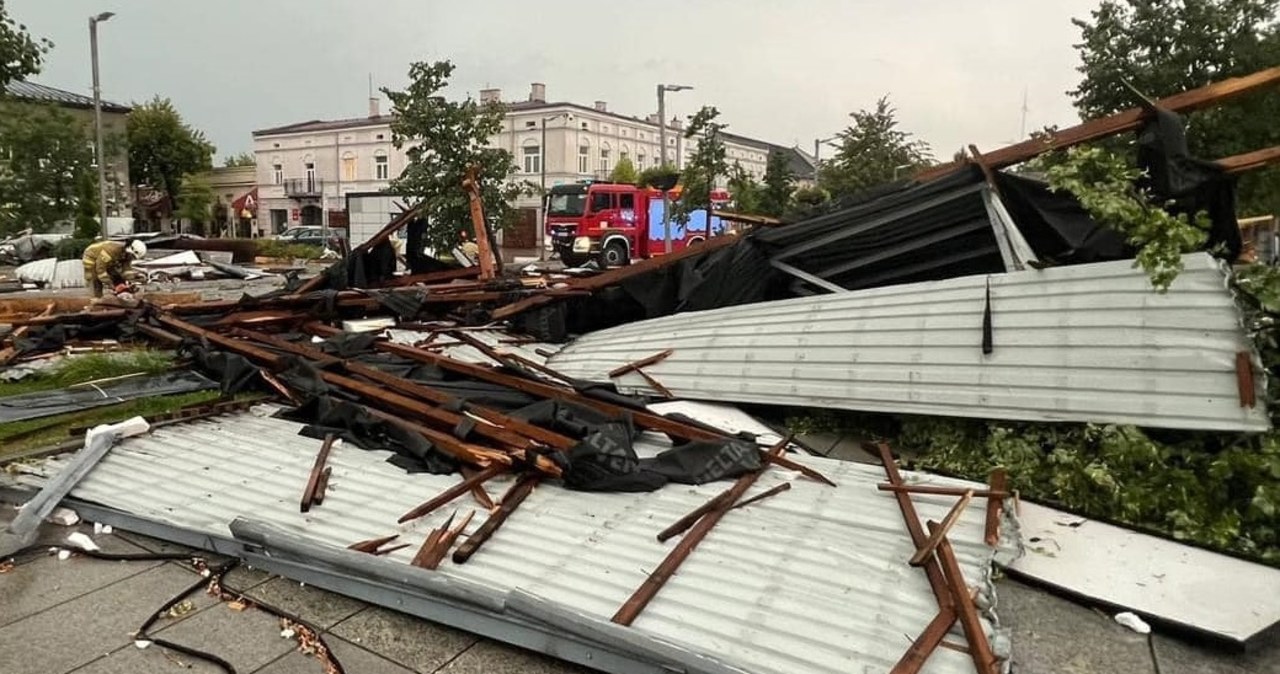 Tomaszów Mazowiecki zmaga się ze skutkami nawałnicy