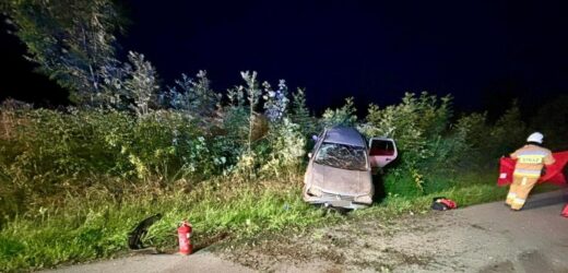 Tragiczny wypadek w Baryczy. Zginęło dwóch mężczyzn