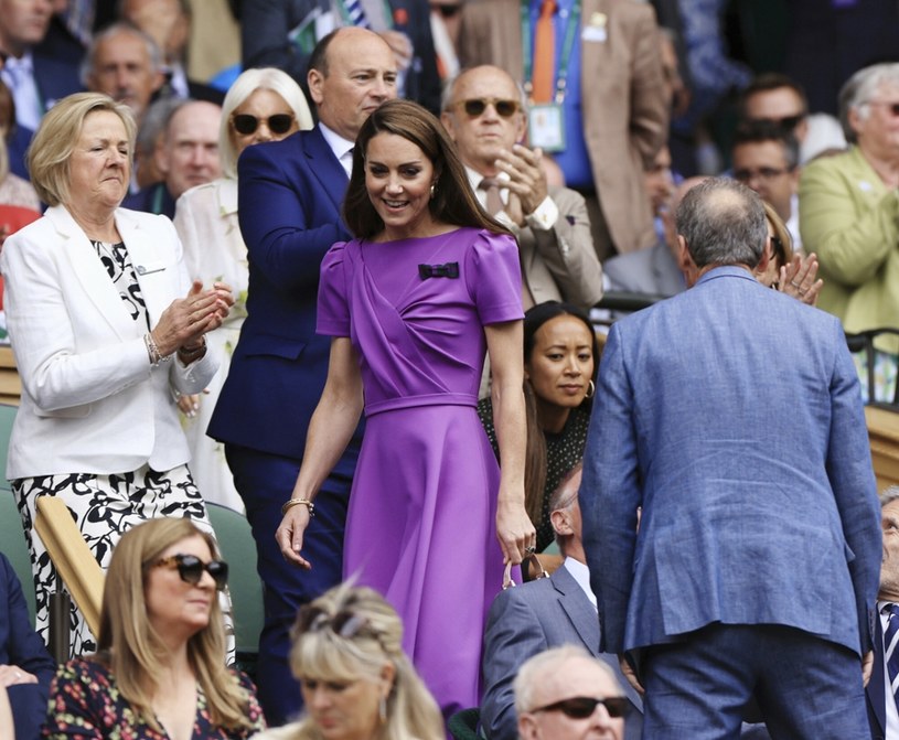 Księżna Kate w wielkim stylu na Wimbledonie. Owacje na stojąco to nie wszystko
