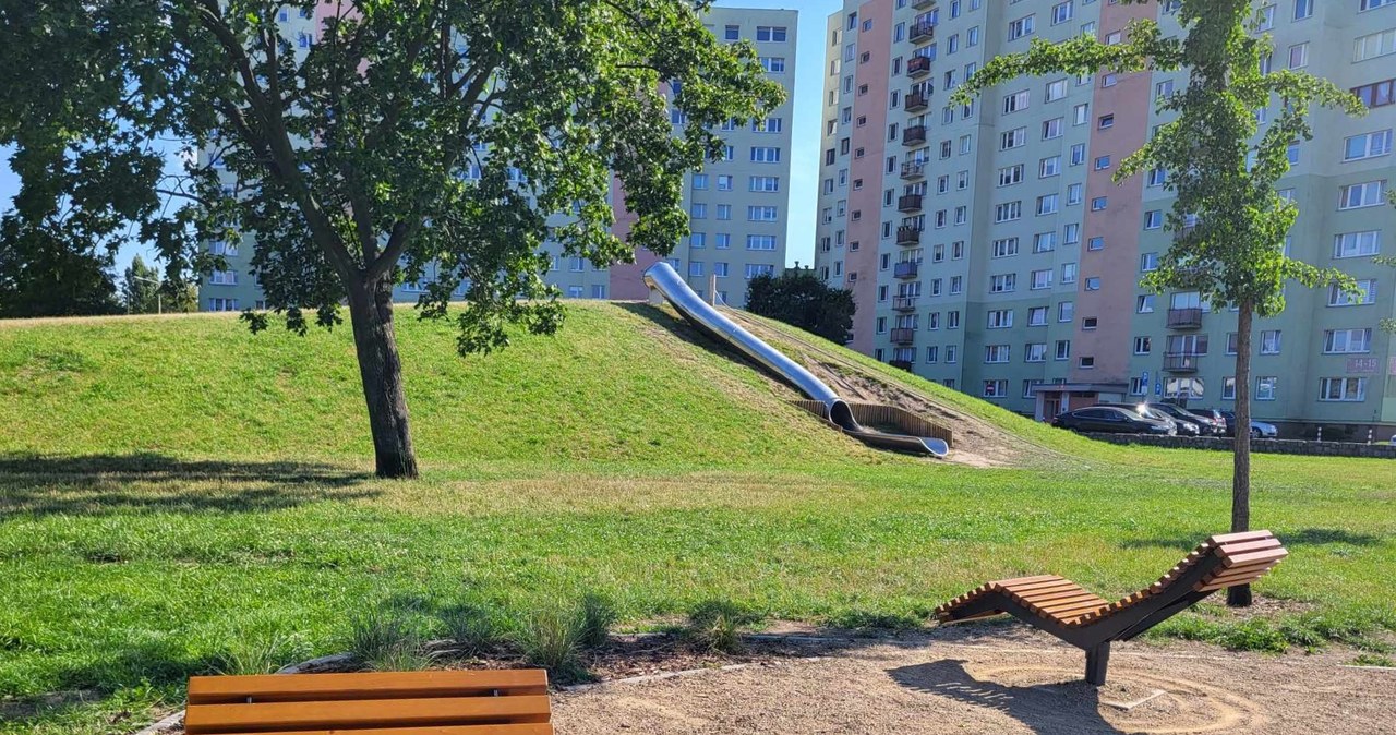 Szczecin. Na os. Słonecznym można zjeżdżać z górki nie tylko na sankach