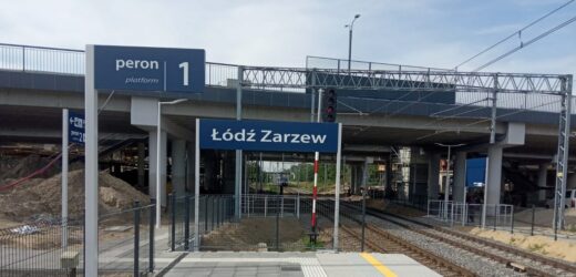 ​Nowy przystanek kolejowy Łódź Zarzew – od września