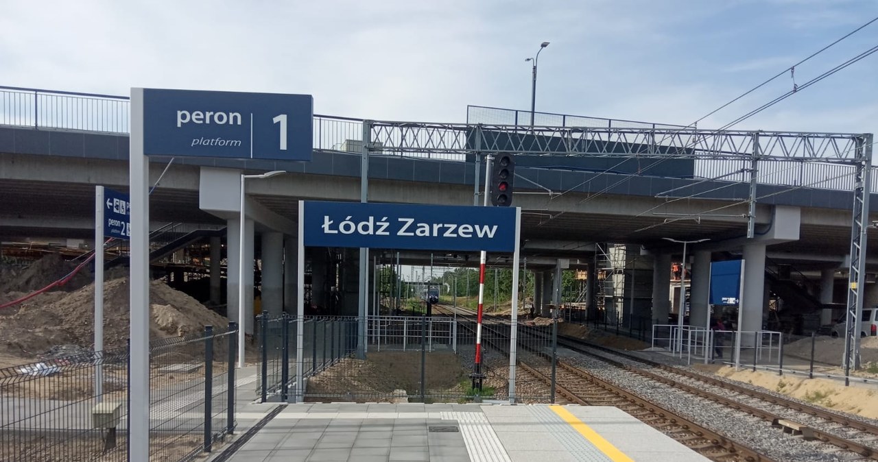 ​Nowy przystanek kolejowy Łódź Zarzew – od września