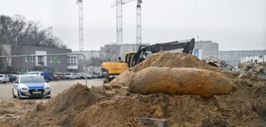 Pocisk z II wojny światowej na terenie szpitala