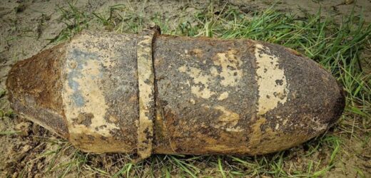 50-kilogramowa bomba znaleziona w Gościeradowie